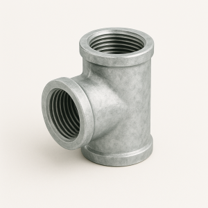 Тройник оцинкованный приварной ДУ 133 в наличии в Казани