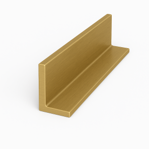 Латунный профиль Г-образный 15 мм Л63 в наличии в Казани