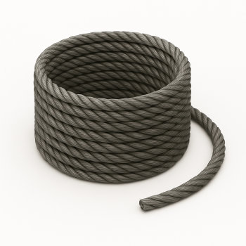 Канат одинарной свивки оцинкованный (С) 12 мм ГОСТ 3063-80 в наличии в Казани