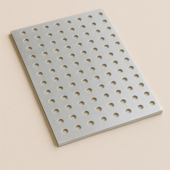 Алюминиевый перфорированный лист Rv 5х8х1,5 мм АМГ3Н2 в наличии в Казани