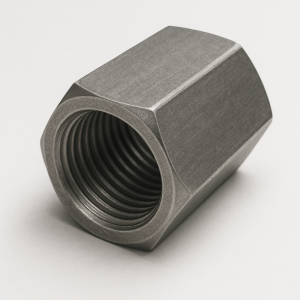 Гайка соединительная без покрытия 20Х1М1Ф1ТР М8 мм DIN 6334 в наличии в Казани