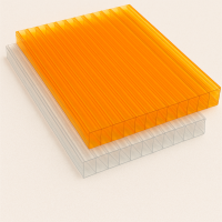 Сотовый поликарбонат 4х2100х12000 мм светорассеивающий