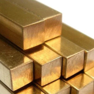 Латунный квадрат прессованный 120х120 мм ЛС59-1В ГОСТ 2060-2006 в наличии в Казани