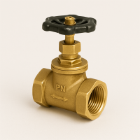 Клапан запорный латунный ДУ 20 РУ 16 15б1п
