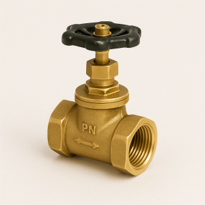 Клапан запорный латунный ДУ 50 РУ 16 15б3р в наличии в Казани
