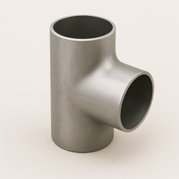 Тройник нержавеющий равнопроходной 76х6 мм 12Х18Н10Т в наличии в Казани