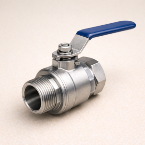 Кран шаровой из 3-х частей S-S AISI 304 4" в наличии в Казани