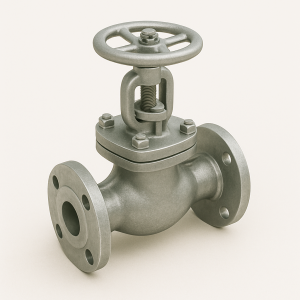 Стальной клапан запорный сильфонный фланцевый ДУ 40 РУ 16 ГОСТ 9697-87 в наличии в Казани