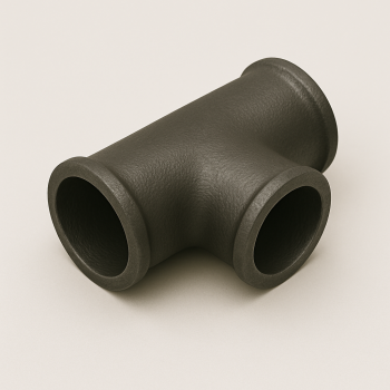 Чугунный тройник двухраструбный с фланцевым отводом 150х125 мм ГОСТ ISO 2531-2012 в наличии в Казани